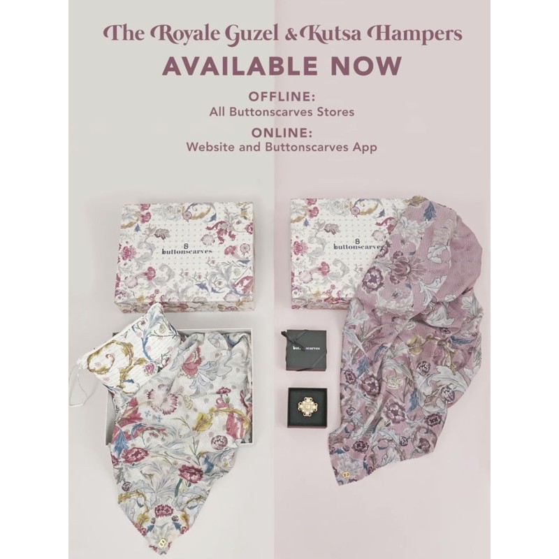 READY NEW BUTTONSCARVES THE ROYALE KUTSA GUZEL HAMPERS LIMITED ORIGINAL ROYALE PRAYER ROBE