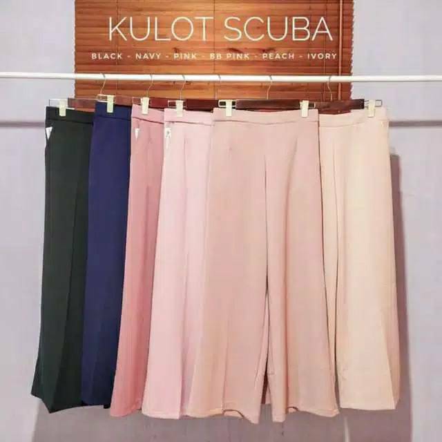 CELANA KULOT SCUBA PREMIUM JUMBO/KULOT SCUBA PREMIUM WANITA/KULOT SCUBA POLOS