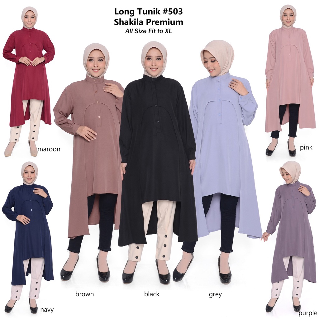 TUNIK/ATASAN WANITA BAJU LONG TUNIK KEKINIAN/BUSUI