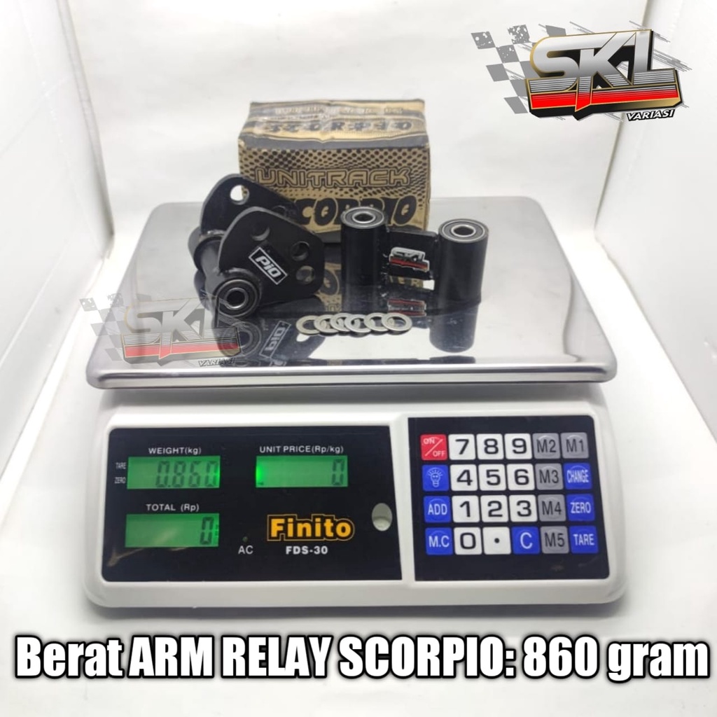 Arm Relay AR CR Scorpio Unitrack Peninggi Belakang Monoshock Scorpio Bearing Klaher Full Boshing