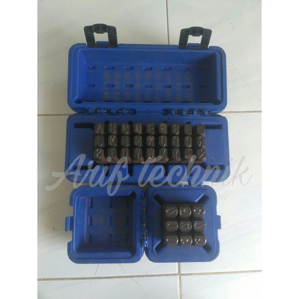 Ketok HURUF dan ANGKA 15mm MASUS / LETTER and NUMBER stamp punch 15 mm MASUS