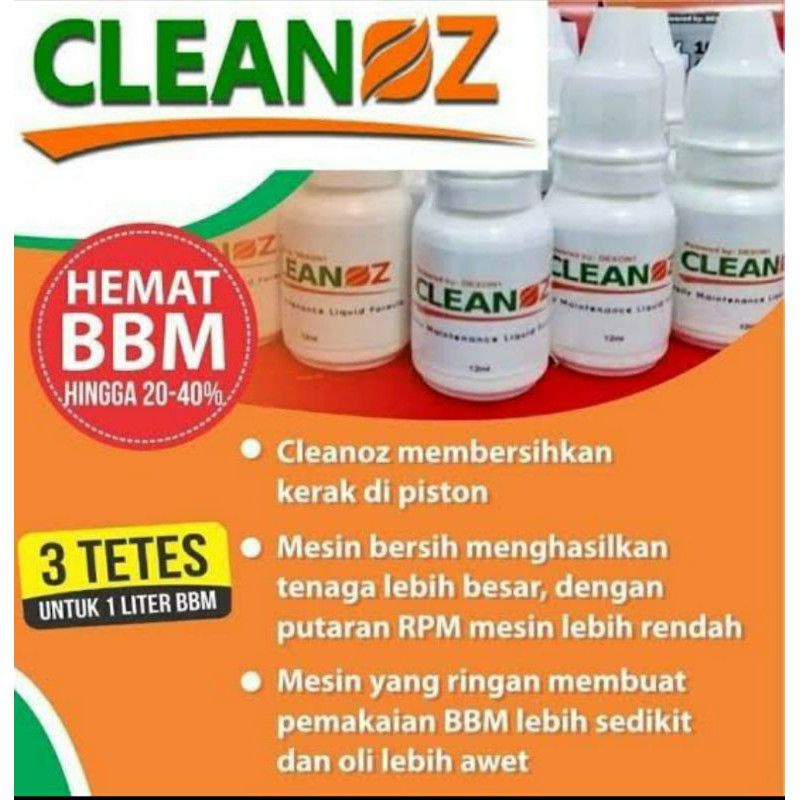 ORIGINAL CLEANOZ PENGHEMAT BBM 12ML | CLEANOZ PEMBERSIH KERAK KENDARAAN