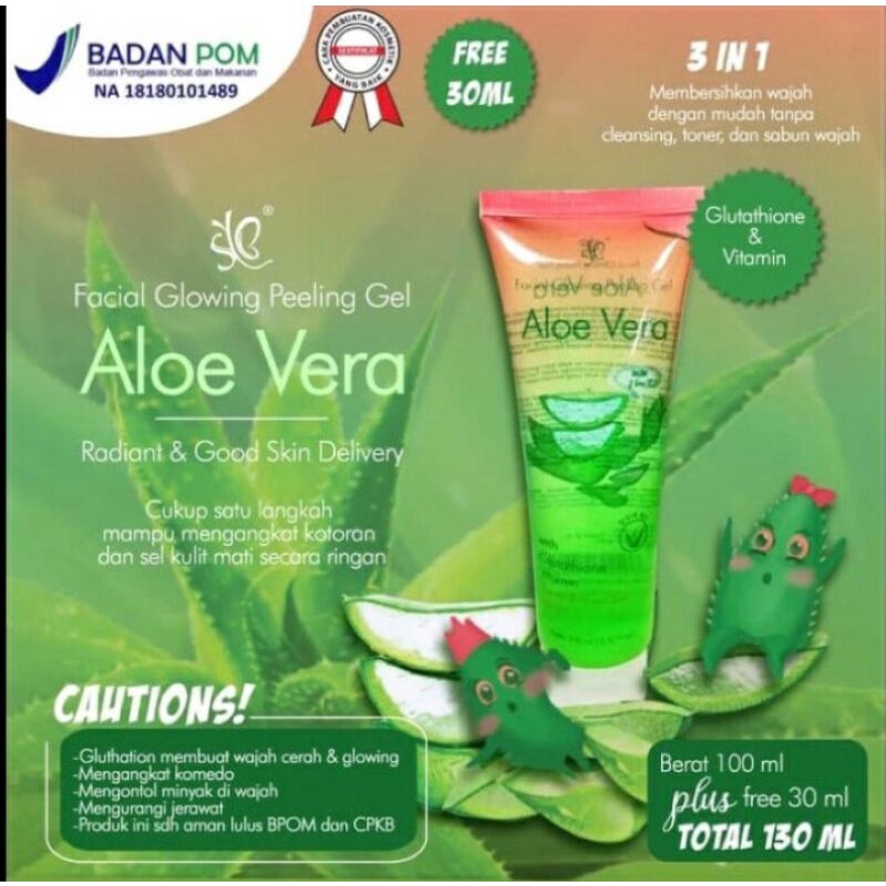 SYB facial glowing peeling gel Aloe Vera