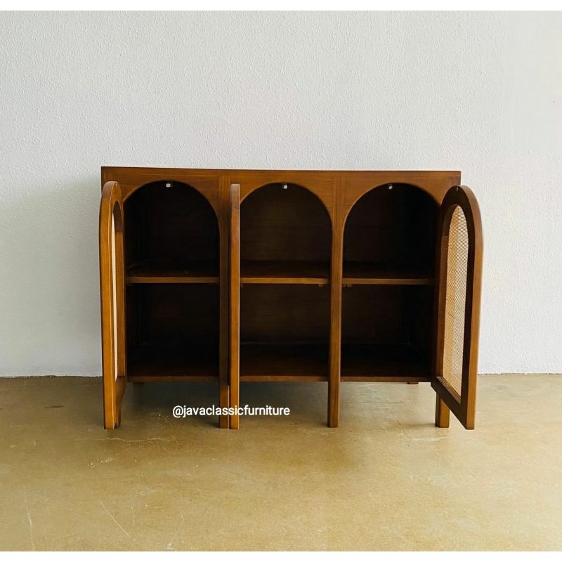 BUFET TV SCANDINAVIA RETRO ROTAN MINIMALIS VINTAGE CABINET KAYU JATI DRAWER PAJANGAN MURAH BERKUALITAS EXPORT FINISHING NATURAL FURNITURE JEPARA-2