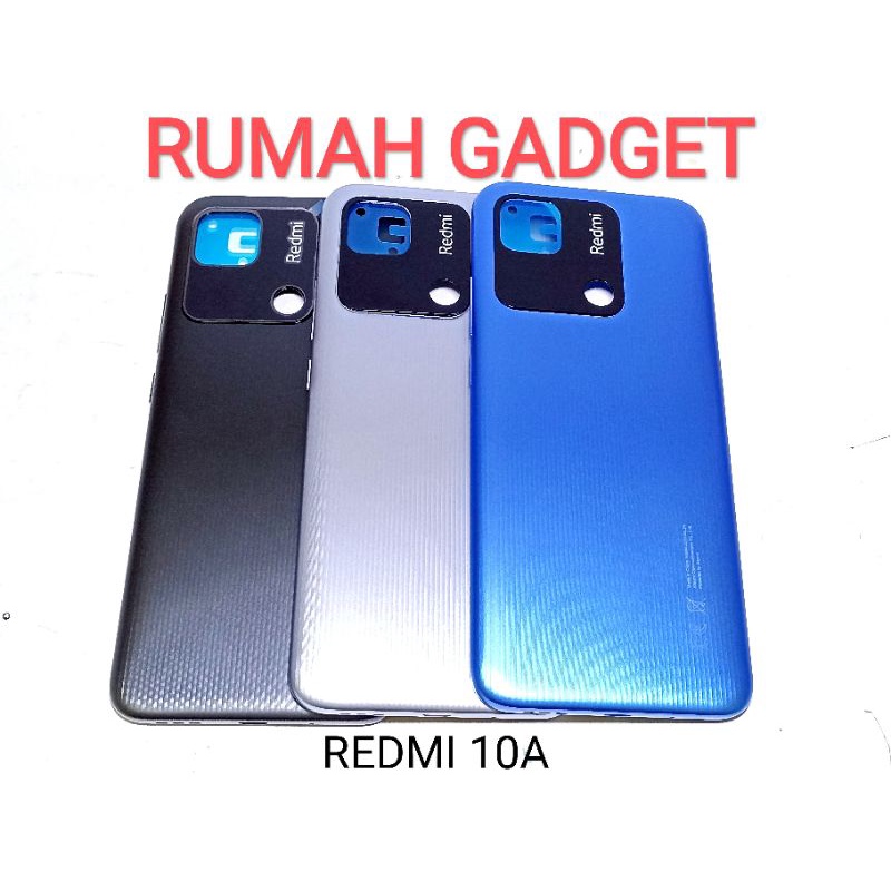 BACKDOOR TUTUP BELAKANG REDMI 10A/REDMI 10C TUTUP BATERAI BELAKANG