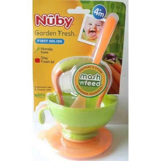 Nuby Garden Fresh Mash &amp; Feed - pelumat makanan bayi | mpasi