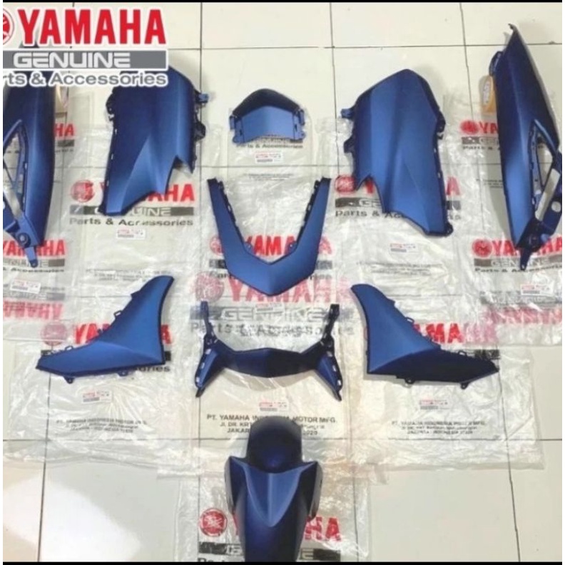 BODY HALUS FULL SET YAMAHA AL NEW NMAX BIRU DOFF ORIGINAL YGP