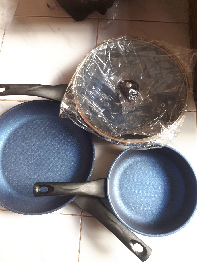 Alat Masak Tanpa Lengket-neo Cook Frypan Set 4 Pcs