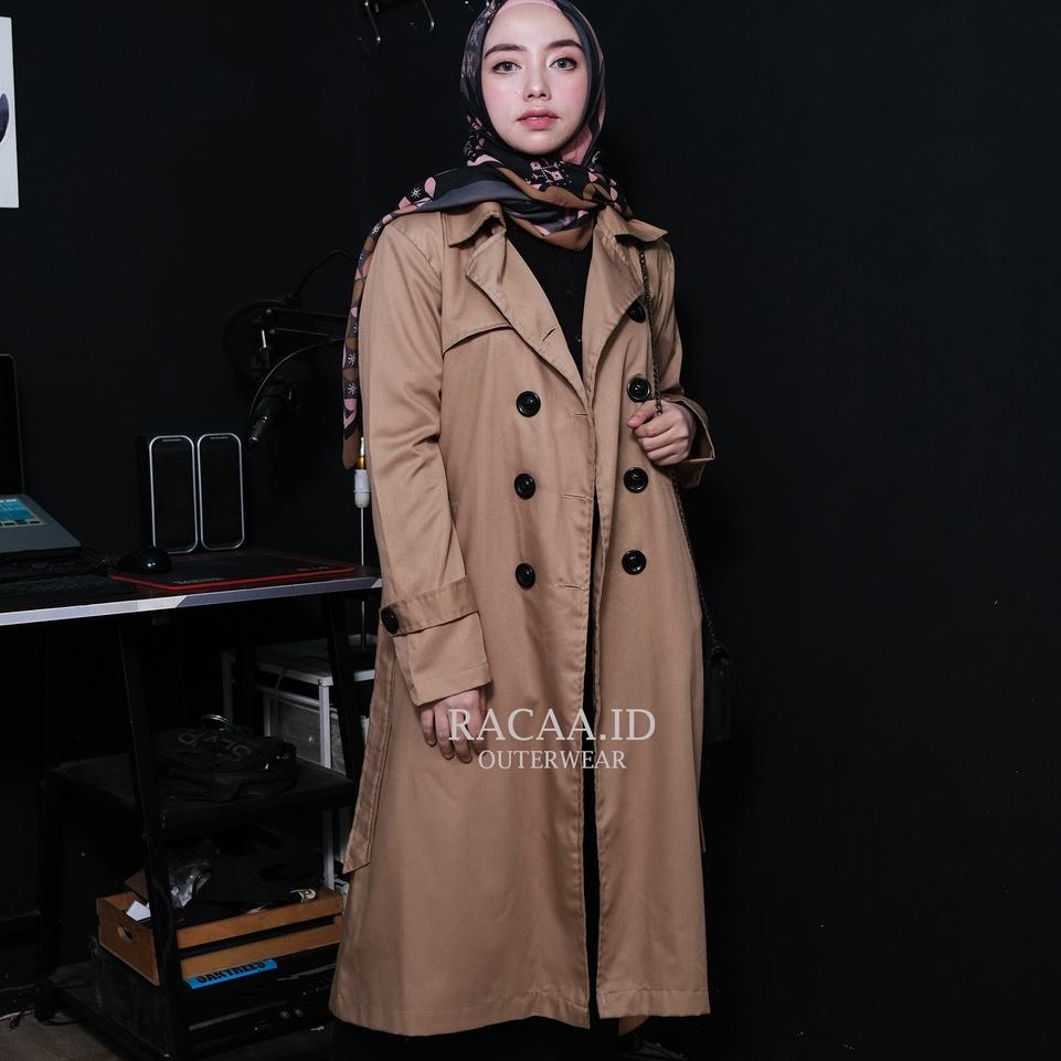 MTR.20Au22ᴶ– ARUMI MOCCA LONG BLAZER - LONG OUTER -COAT WANITA - LONG CARDIGAN- OUTER WANITA PANJANG