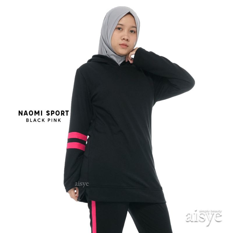 Baju Senam Setelan Wanita Olahraga Muslimah Sporty Muslim NAOMI AISYE