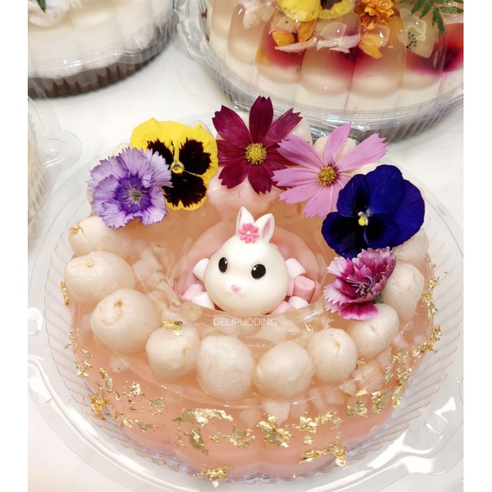 

Bunny Lychee Flower Premium Pudding Ulang Tahunp