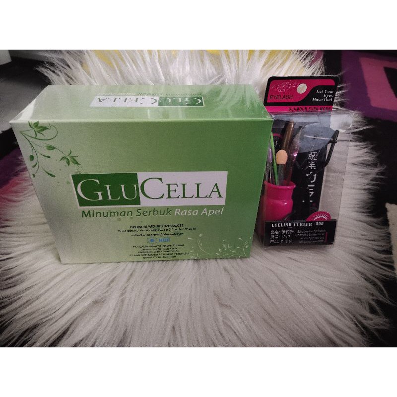 

GLUCELLA FREE SET KUAS MAKEUP/GLUCELLA PENCERAH TUBUH/HWI ORI