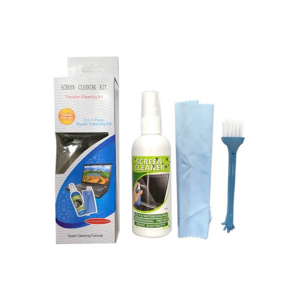 Cleaning kit 3in1 - Screen Cleaning kit super - Lcd cleaner 3in1