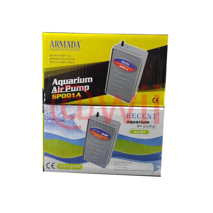 mesin Aerator Airpump aquarium Baterai batre Portable recent 001