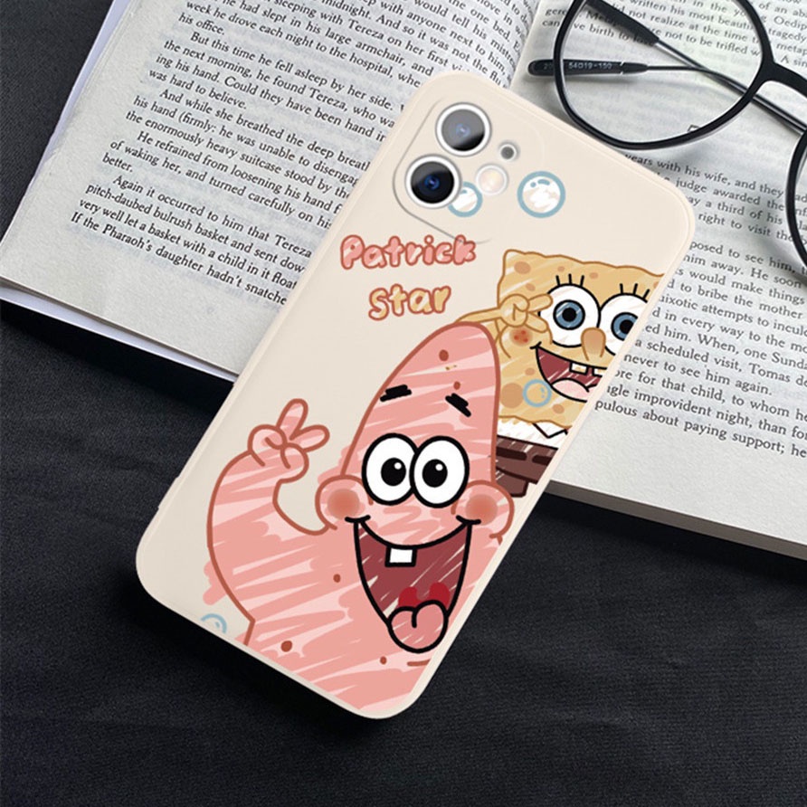 Soft Case Silikon Motif Sponge Bob Untuk REDMI NOTE 11 11 PRO 10 10s 10c 10A 10 4G 10 5G 10 PRO 9 8 POCO M4 M3 PRO 9A 9C 9T x3