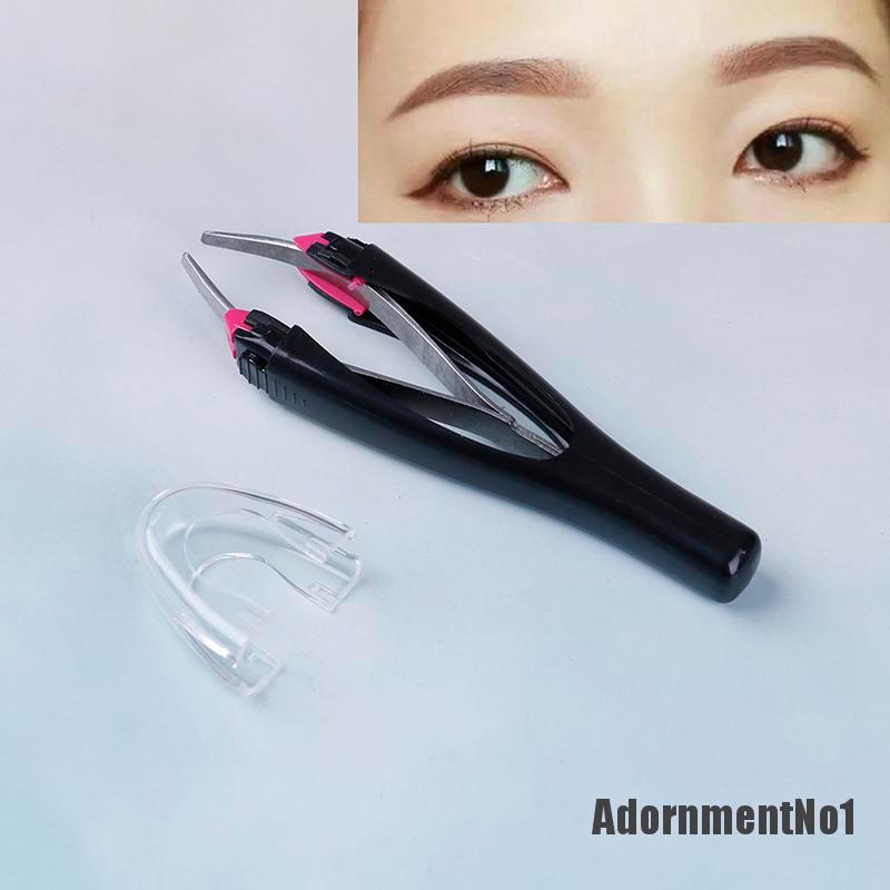 (Adornmentno1) 1pc Pinset Retractable Anti Slip Untuk Mencabut Alis