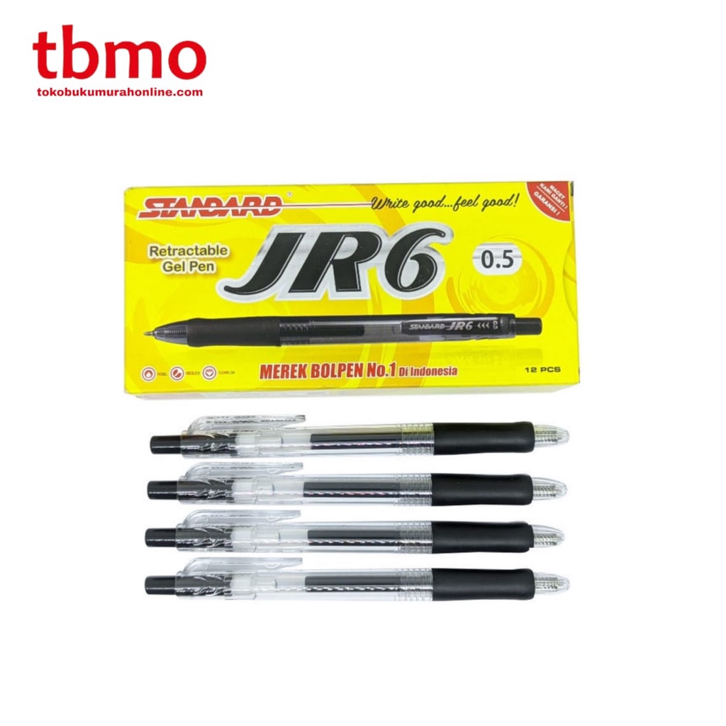 

TBMO BOLPEN STANDARD BLACK JR6 ISI 12PCS / HITAM