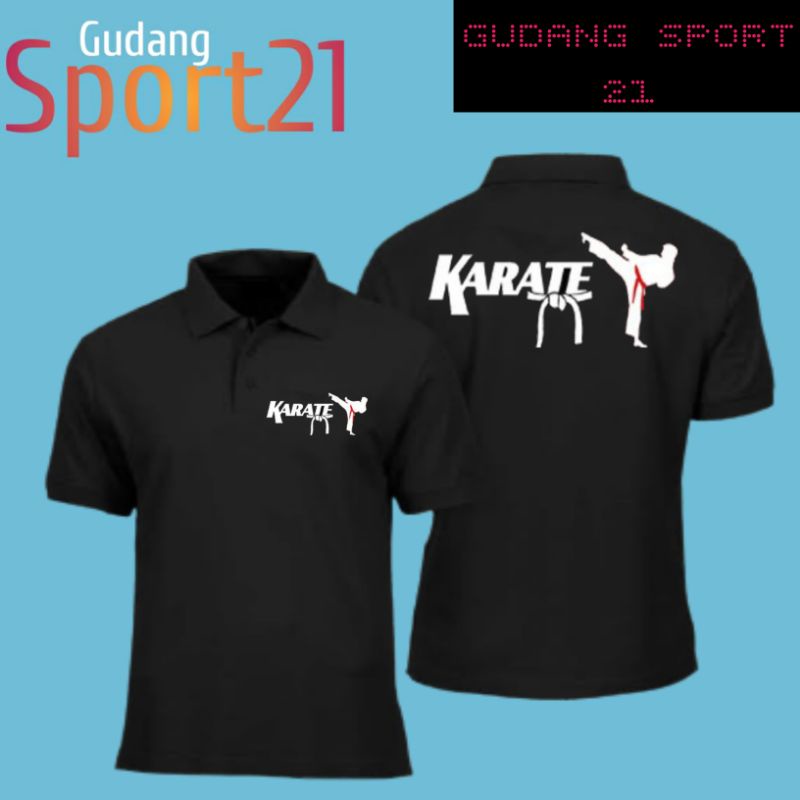 kaos polo kerah karate kaos karate