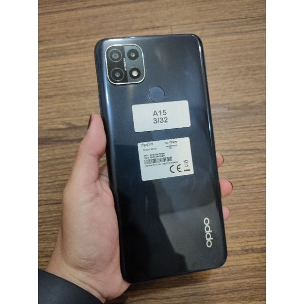 OPPO A15 RAM 3GB INTERNAL 32GB SECOND BERGARANSI