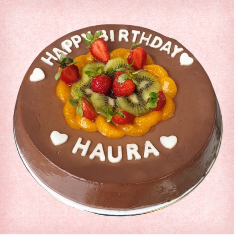 

Pudding Ulang Tahun Coklat Buah 22 cm