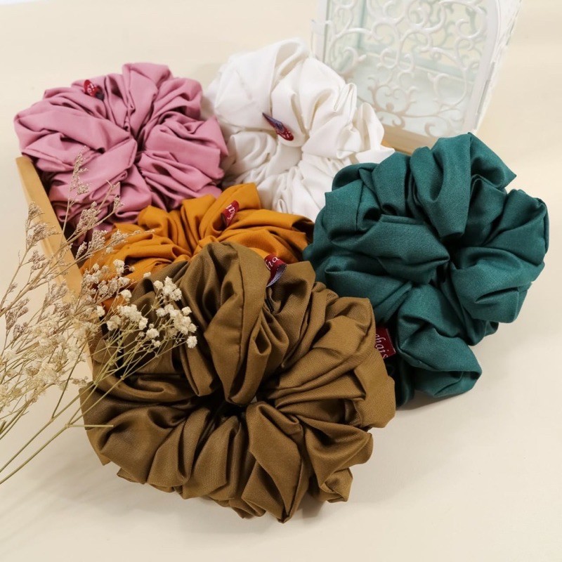 IKAT RAMBUT KOREA Scrunchie JUMBO Cepol Hijab Jumbo