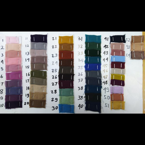Terbaru   bahan chiffon (sifon silk/sifon arab)