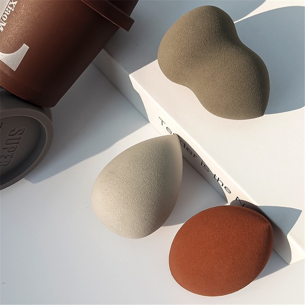 (Aaoottuuoo5.Id) 1pc Spons Beauty Blender Basah / Kering Bentuk Telur Untuk Makeup / Kosmetik Wanita