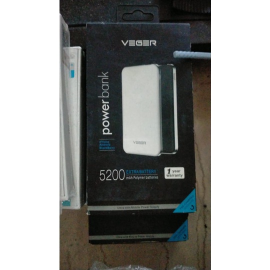 PROMO OBRAL / POWERBANK VEGER 5200MAH / VEGER 5200 Mah