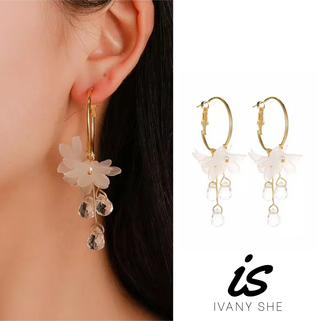 Premium Quality Anting fashion korea import aksesoris pesta perhiasan wanita earring giwang emas bkk