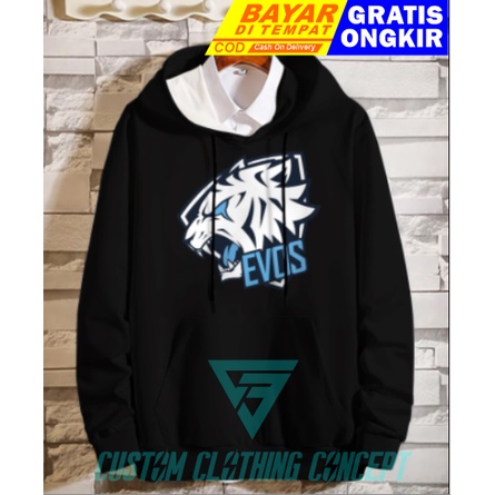 PROMO JAKET HOODIE ANAK FREE FIRE EVOS HITAM