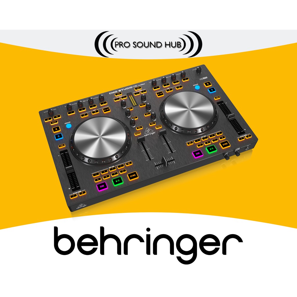 Behringer CMD Studio 4a 4-Deck DJ Controller Mixer MIDI USB Interface
