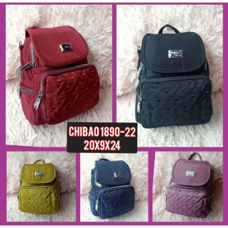 Tas Ransel wanita mini Chibao 3in1 1890-1# 1000 %ori