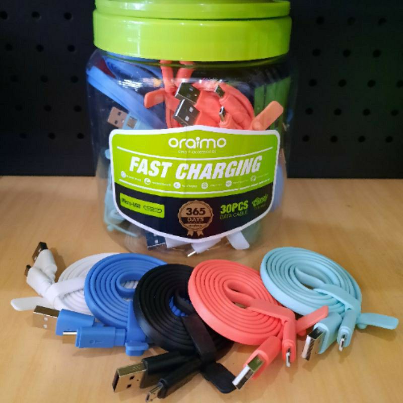 Kabel Data Oraimo Micro TypeC Lightning