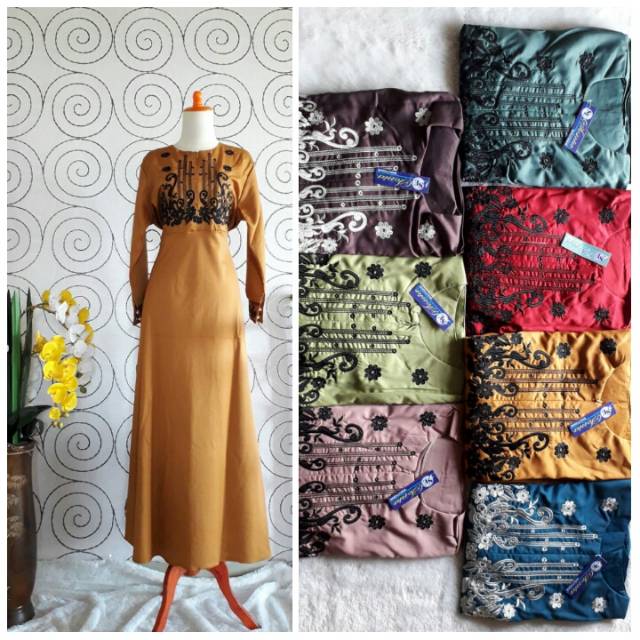 Gamis toyobo bordir