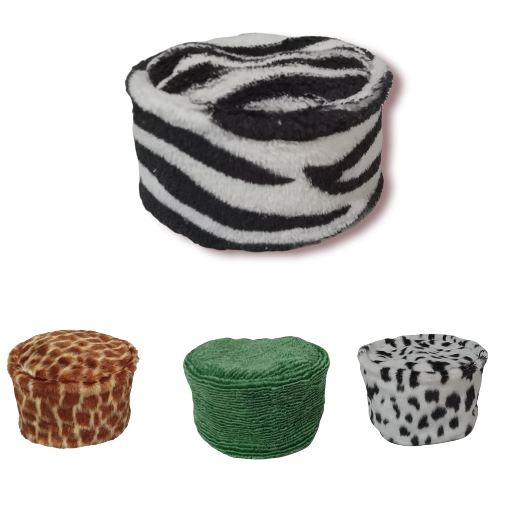 Peci bulu rusia motip keren kekinian fashion pria