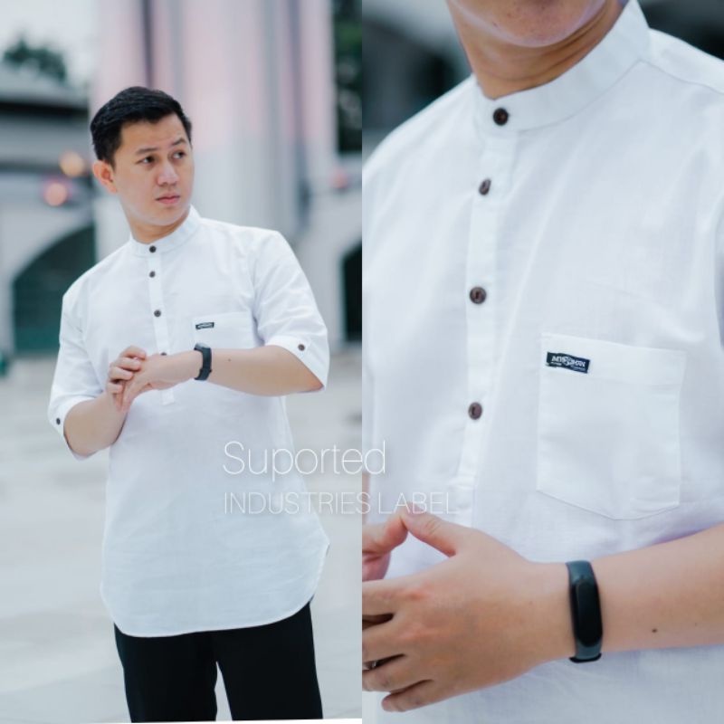 Kurta Pakistan l Baju Koko kurta Pakistan l Kurta Pakistan lengan tiga perempat l Koko Qurta l Qurta