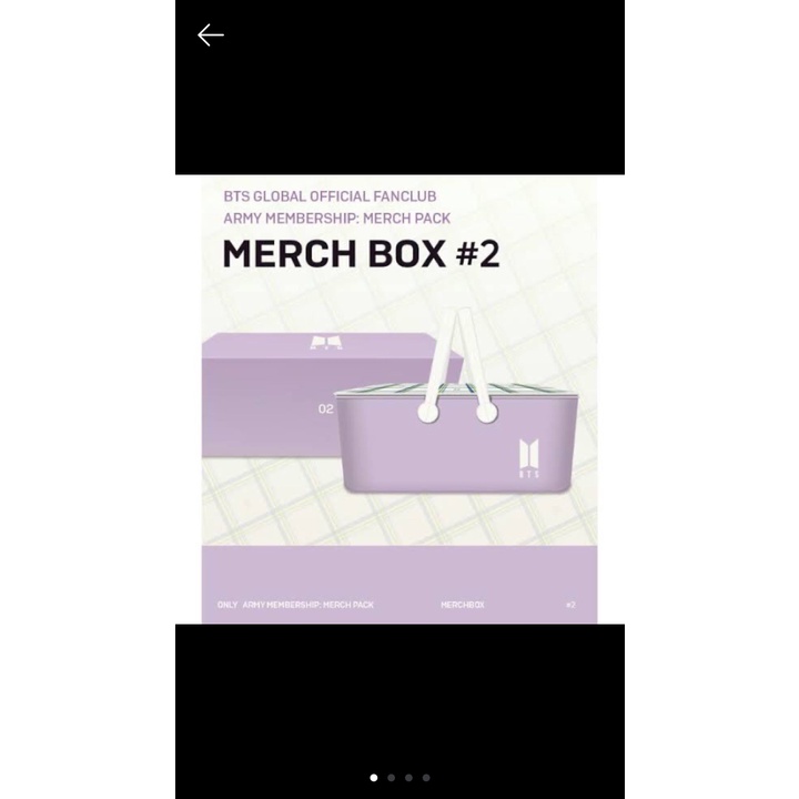 MERCH BTS :  MERCH BOX BTS NO 2 OFFICIAL MEMBERSHIP 2020