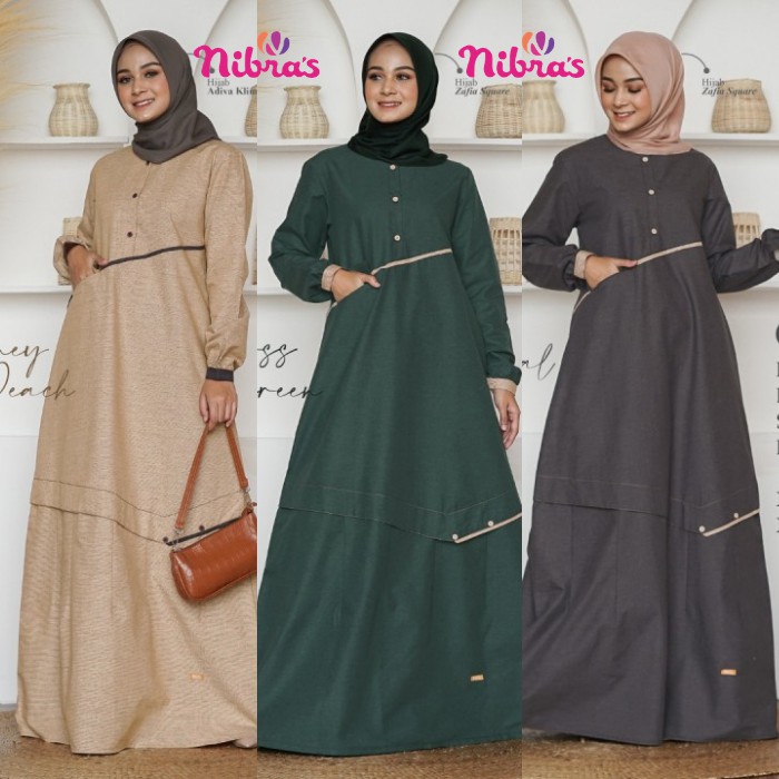 BAJU GAMIS NIBRAS NB A99 SARIMBIT NIBRAS TERBARU NBA99