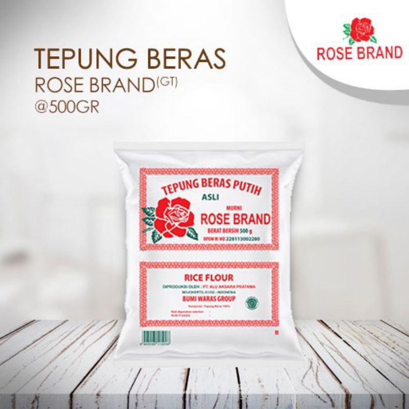 

Tepung Beras Rose Brand 500g