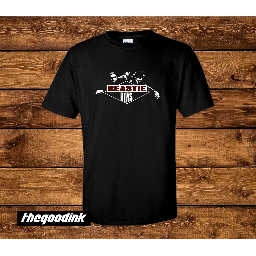 Kaos Beastie Boys Logo Hitam - Original Gildan T-shirt DTG Print