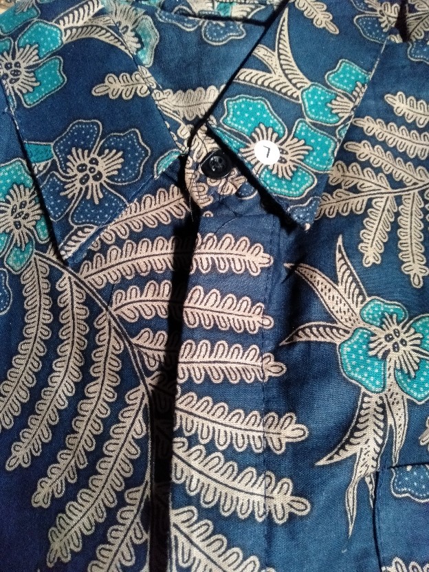 M, L, Xl, Xxl, Kemeja Batik Pria Lengan Pendek Jumbo Baju Batik Pria