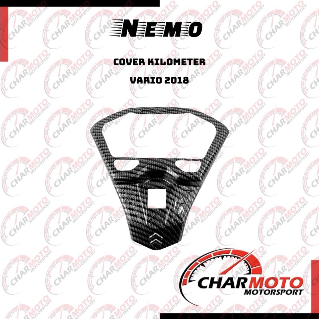 Cover Tutup Speedometer Kilometer Vario 150 125 New Carbon Karbon Nemo 2018 2019 2020 2021 2022 Original PNP - Charmoto