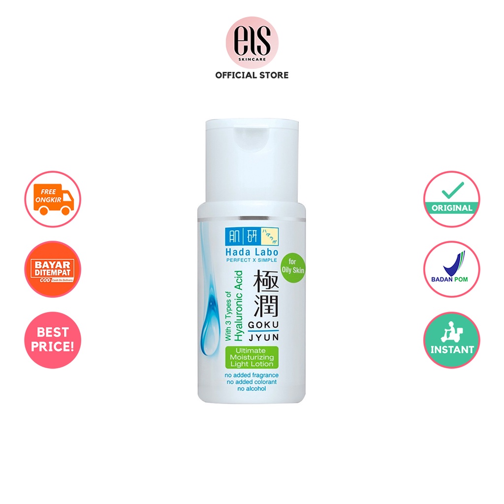 Jual Hada Labo Gokujyun Ultimate Moisturizing Light Lotion 100ml (Strip