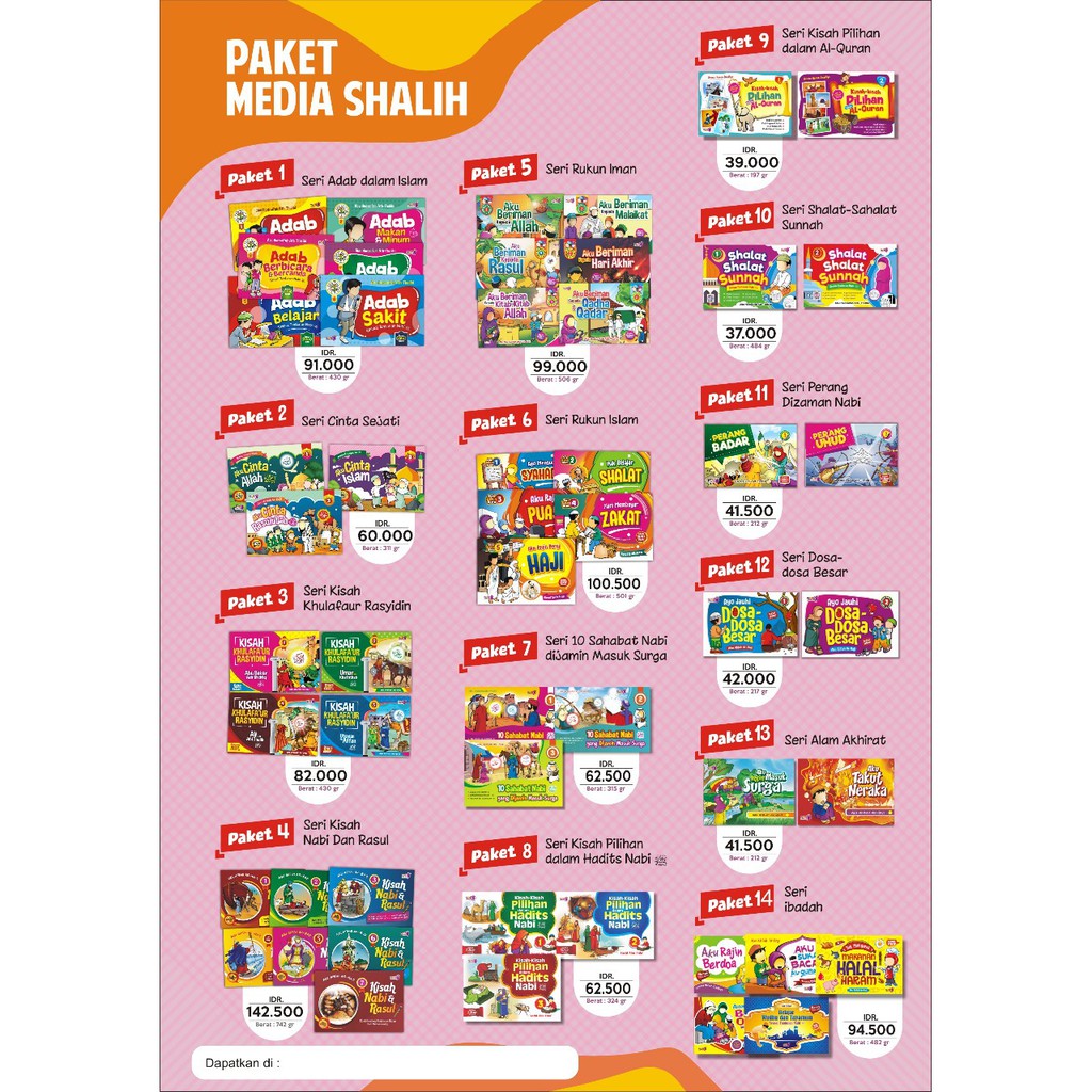 Buku Anak Buku Anak TK Buku Anak Anak Buku Paket TK A Paket Media Anak Sholih Buku Anak Islam PAUD