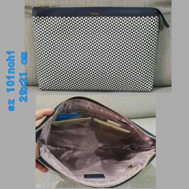 Clutch 10inch design catur original bonia
