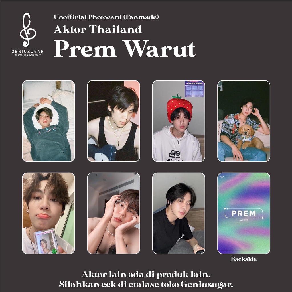 [AKTOR THAILAND] PHOTOCARD PREM WARUT FANMADE