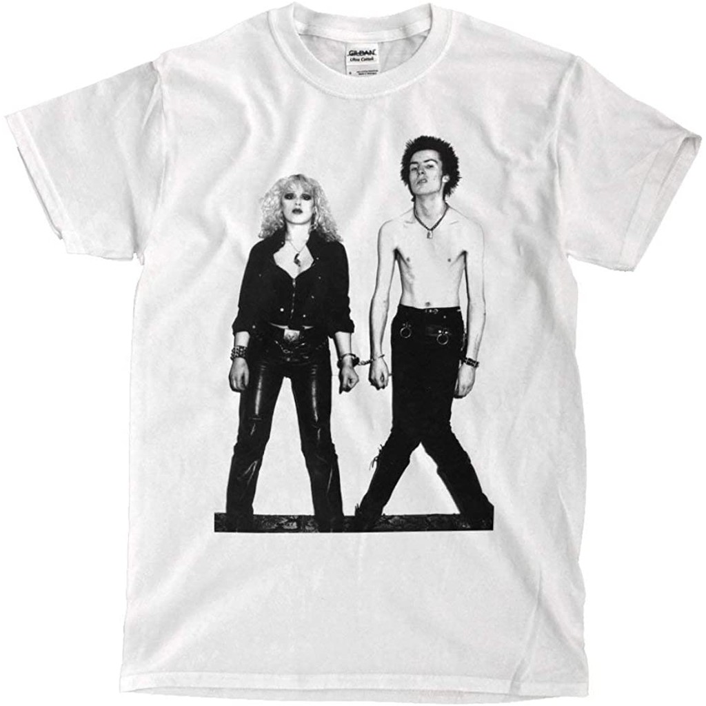 Baju Kaos Band Sid and Nancy Sex Pistols - White Tops tee