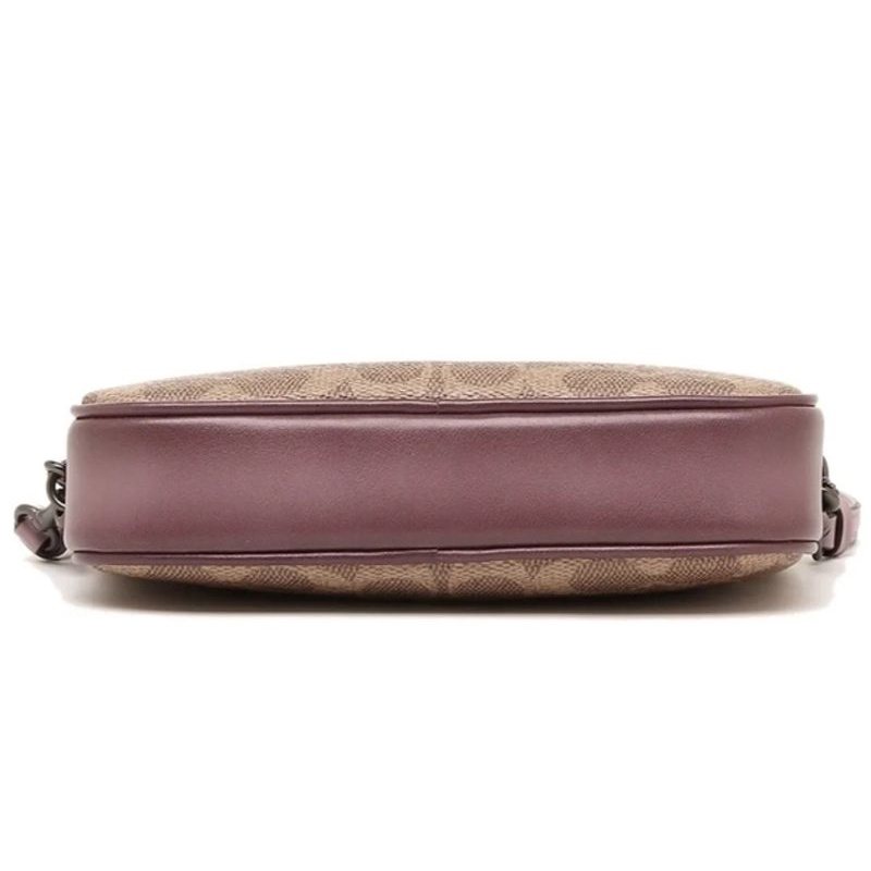 Coach Signature Coated Canvas And Leather Crossbody Bag (F31542)