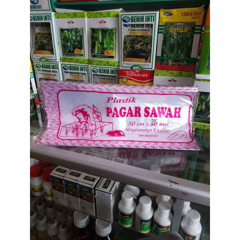 Plastik Pagar Sawah Tebal | 50 cm X 25 meter