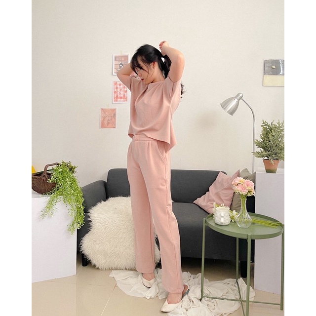 KANON - Kaede Basic Pants - Celana kantor wanita bahan scuba